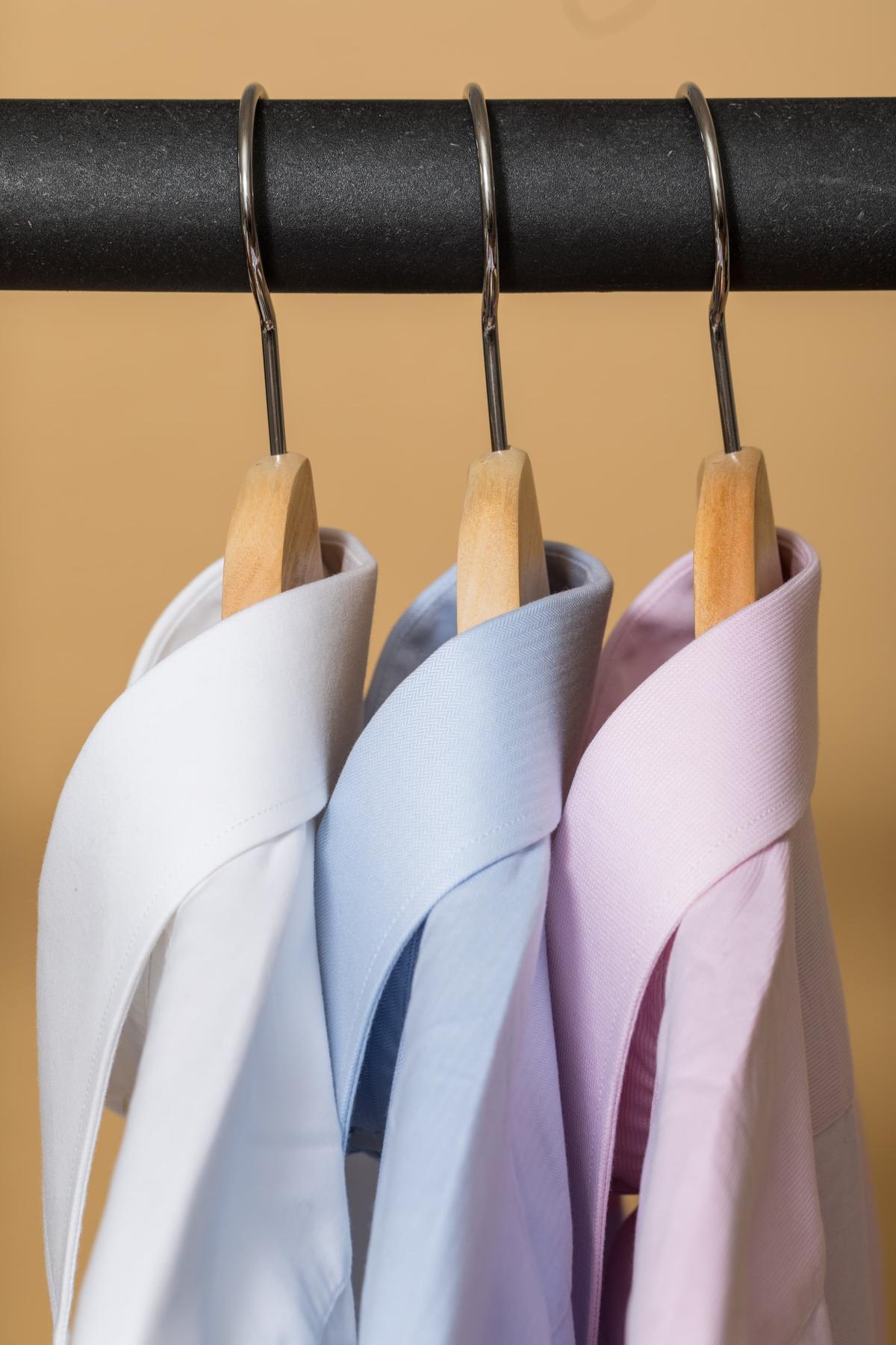 Our ironing services include hanging your shirts to keep them as fresh as possible